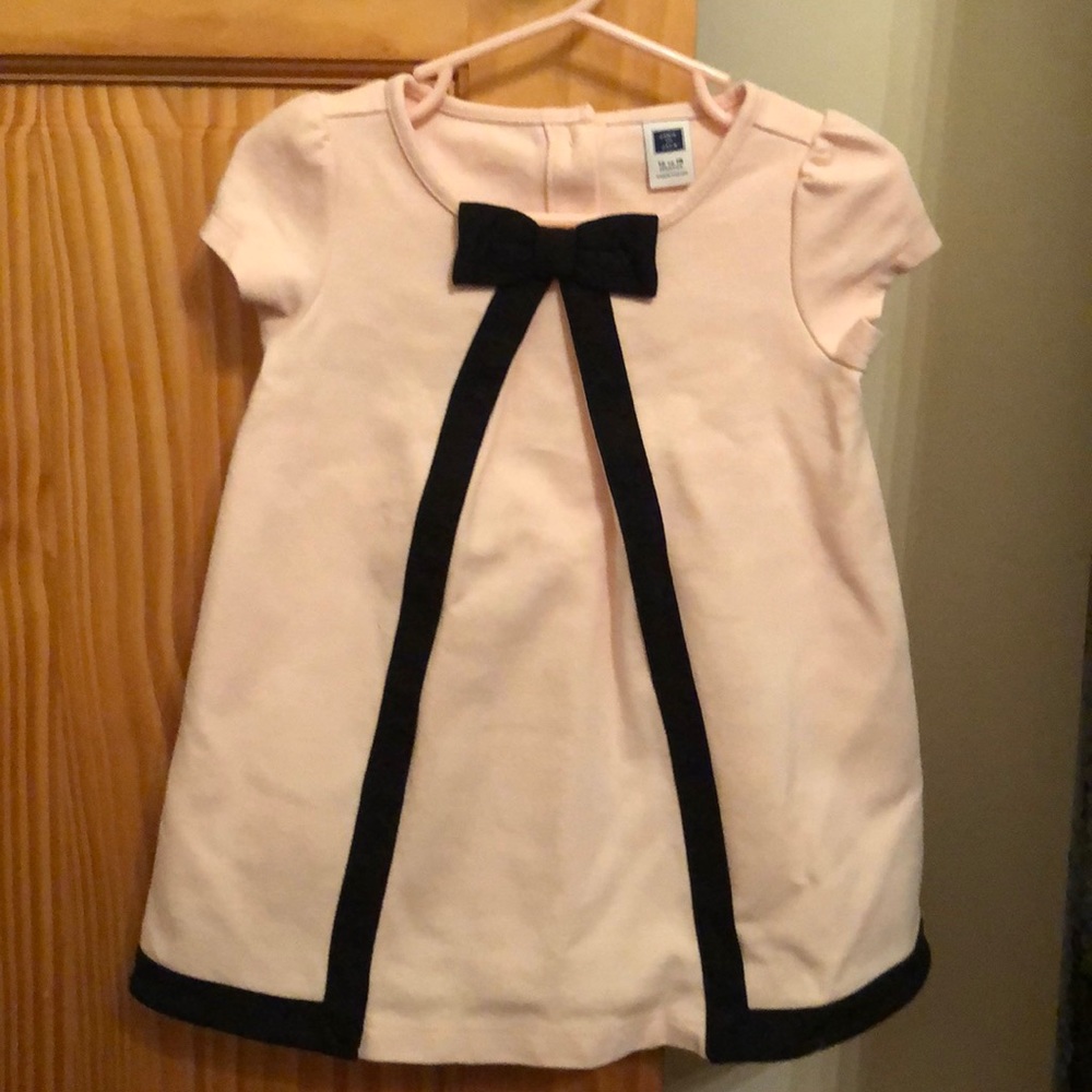 Pink and black Janie and jack dress